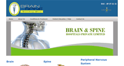 Desktop Screenshot of brainspinehospitals.com